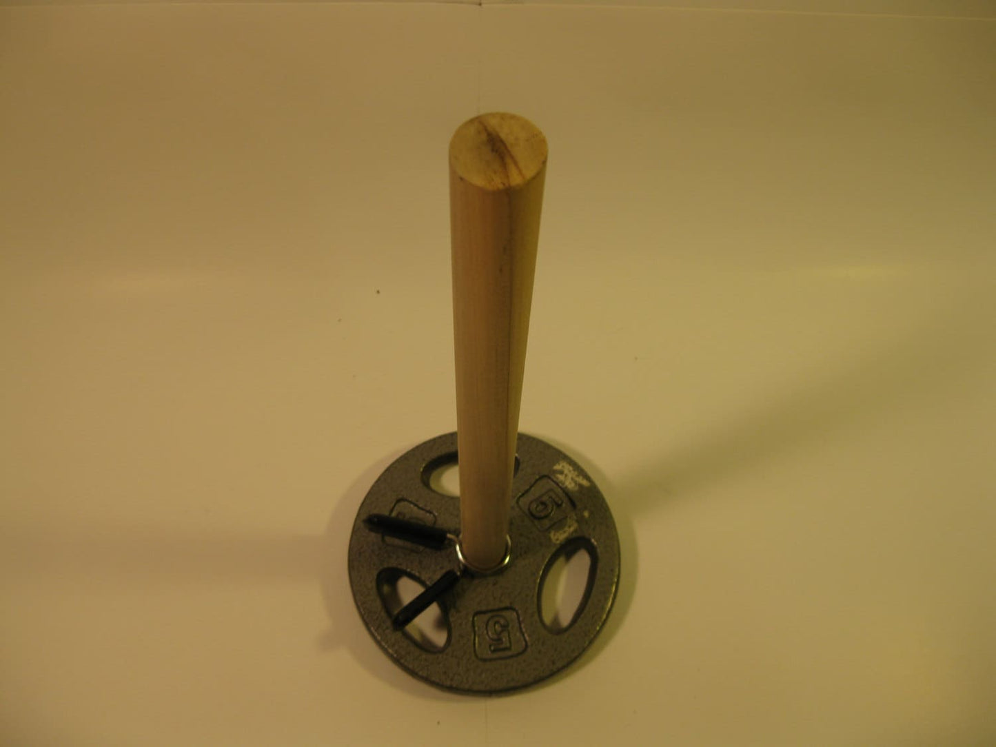 Chi Ishi handle, Custom Message, standard size, martial arts training tool, hojo undo