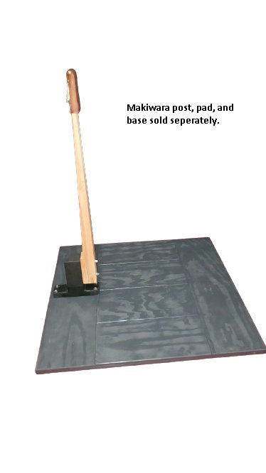 Large Platform for Makiwara (Martial Arts Training) Karate, Kung Fu, MMA, Hojo Undo