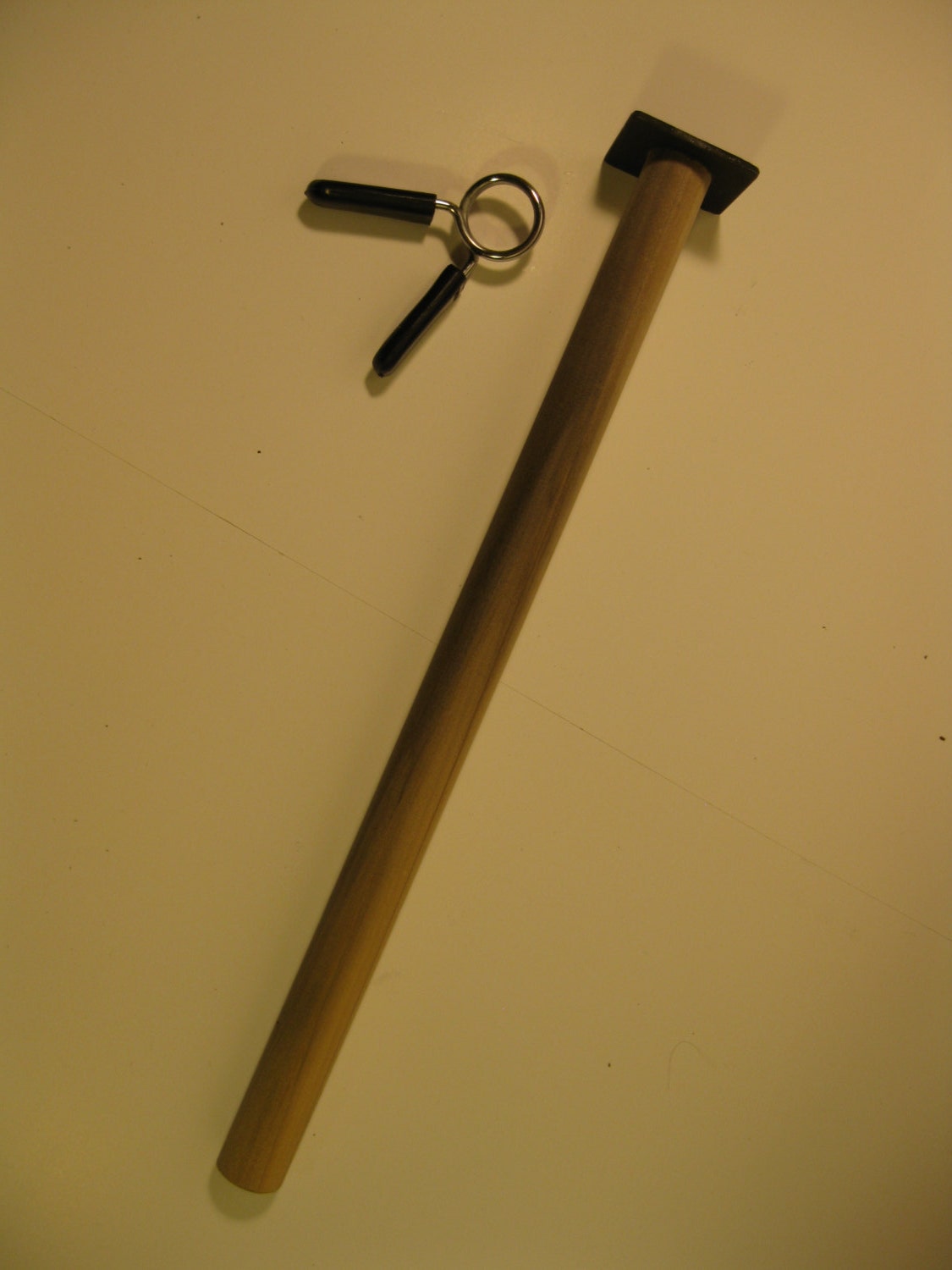 Chi Ishi handle, Custom Message, standard size, martial arts training tool, hojo undo