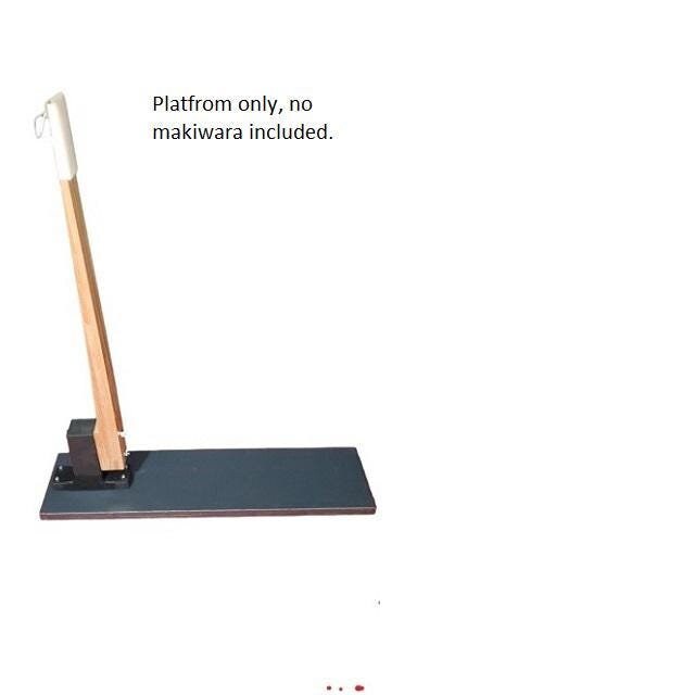Small Platform for Makiwara (Martial Arts Training) Karate, Kung Fu, MMA, Hojo Undo